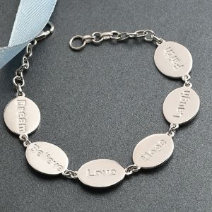 INSPIRATIONAL STERLING BRACELET